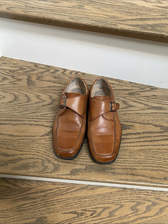 Florsheim Other - Florsheim boys Leather Single Monk Strap dress shoes
